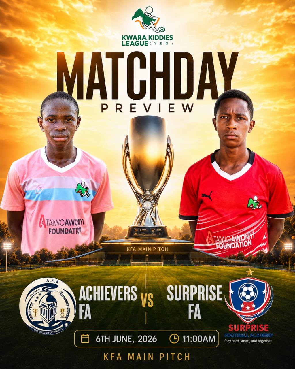 MATCH PREVIEW: ACHIEVERS FA VS SURPRISE FA